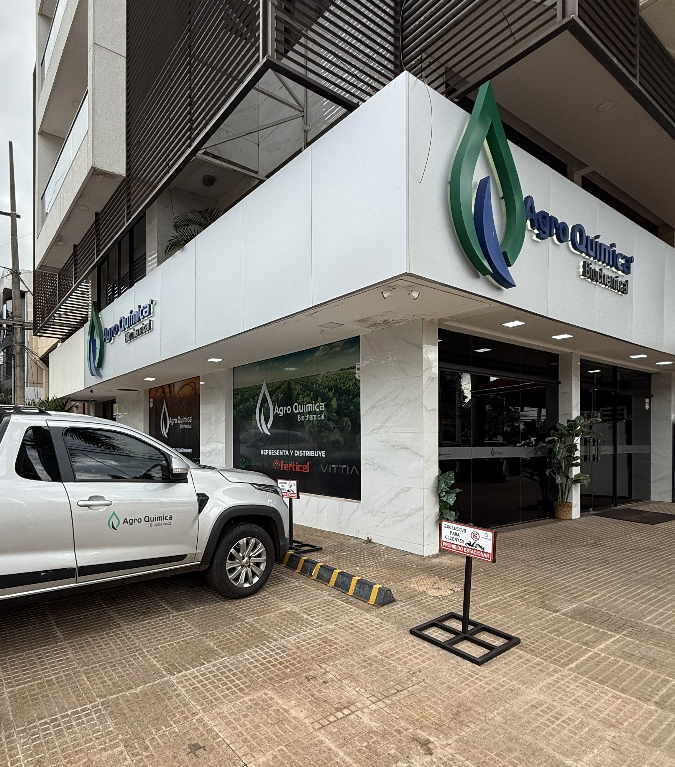 Fachada da Casa Matriz Agro Química